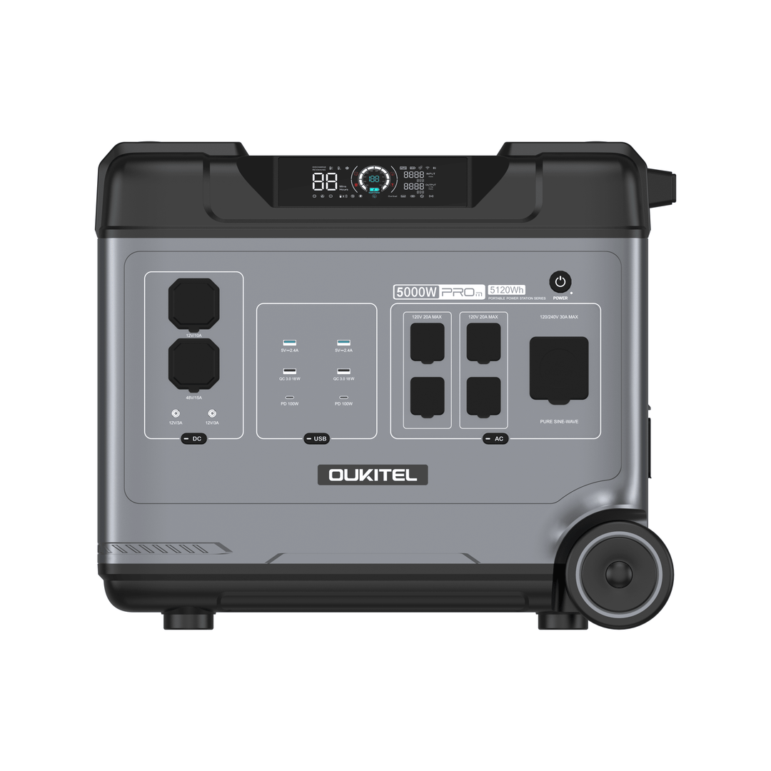 OUKITEL BP5000 PRO MAX Portable Power Station 5000W | 5120Wh - Oukitel