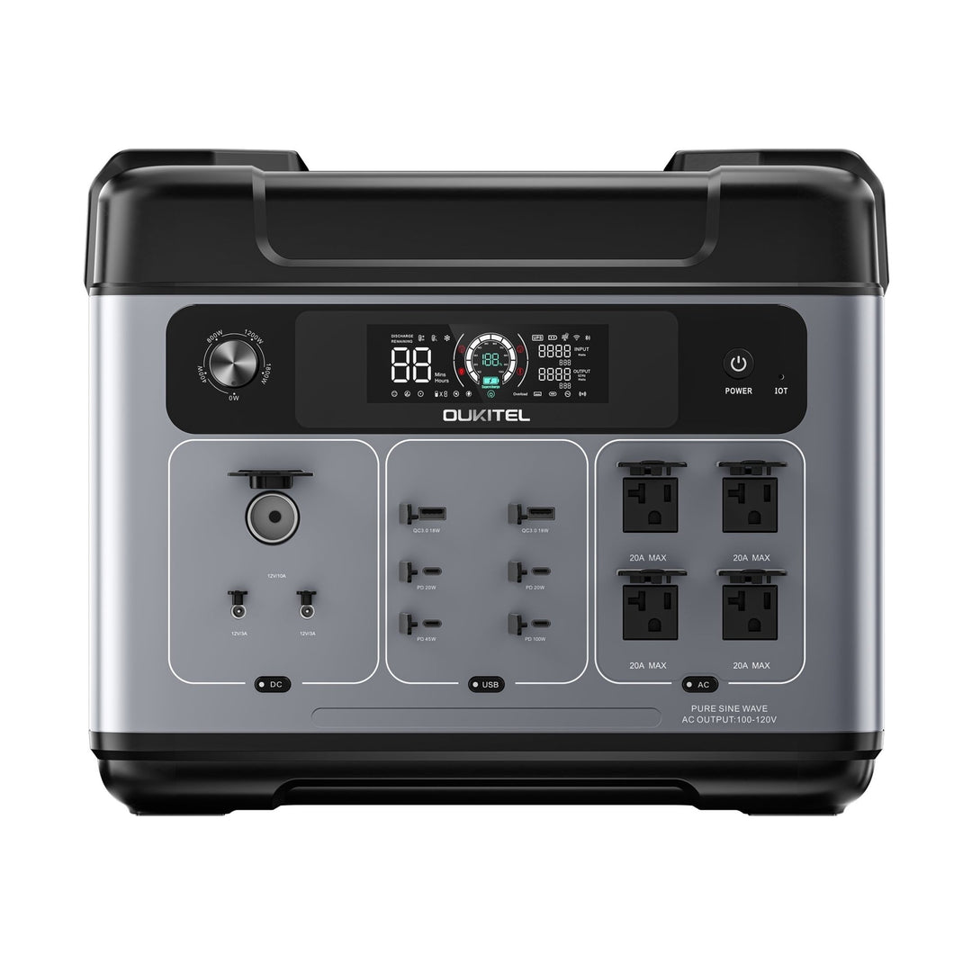 OUKITEL P2001 Plus+200W Solar Generator - Oukitel