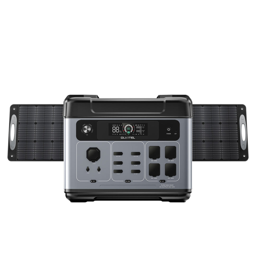 OUKITEL P2001 Plus+200W Solar Generator - Oukitel