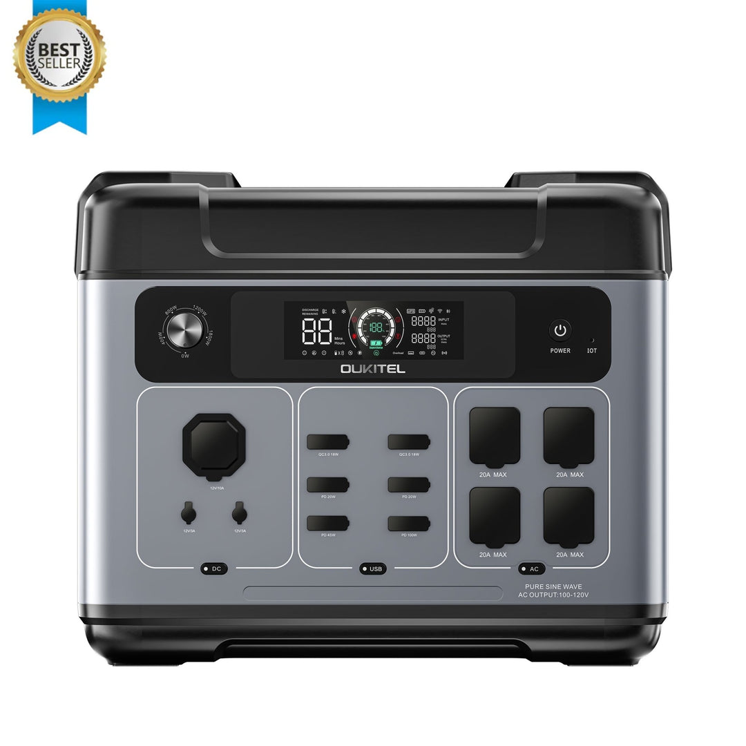 OUKITEL P2001 Plus+200W Solar Generator - Oukitel
