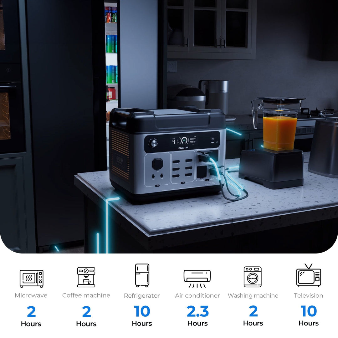 OUKITEL P2001 Plus+200W Solar Generator - Oukitel
