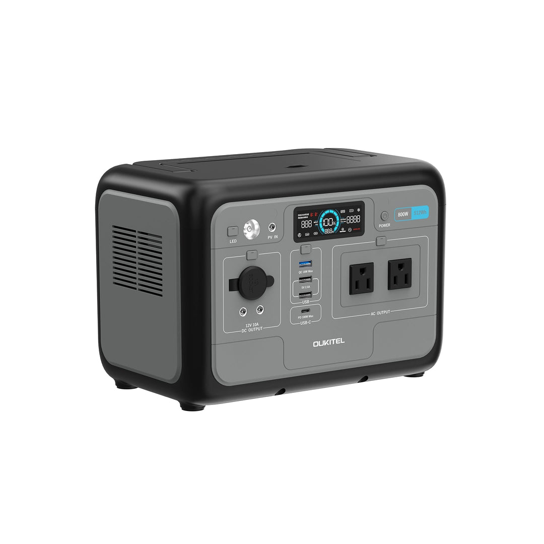 OUKITEL P800 Portable Power Station 800W | 512Wh - Oukitel
